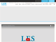 Tablet Screenshot of liveeverysecond.org